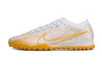 Nike Air Zoom Mercurial Vapor 15 Elite TF - Blanco / Dorado